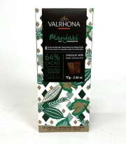 Valrhona - Manjari 70 g plade    64% Kakaoindhold