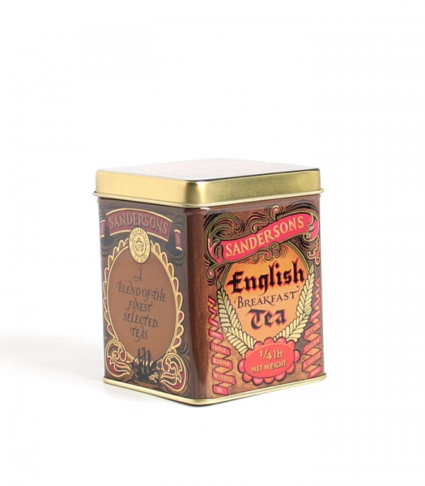 Sandersons English Breakfast Tea - Metaldse til 100 g Te