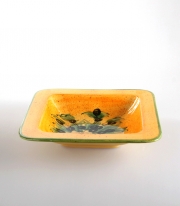 Assiette Carr Creuse  22 cm Olive Provence Keramik