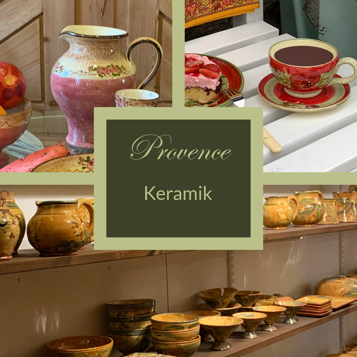 Stort udvalg inden for Provence-keramik