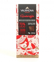Valrhona - Guanaja 70 g plade   70% Kakaoindhold