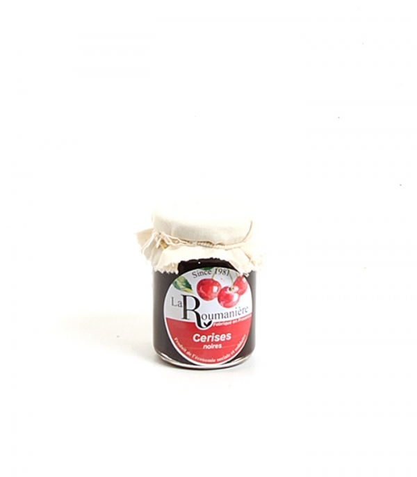 Confiture Cerises Noires Sort Kirsebær Marmelade 120 g