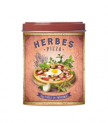 Herbes Pizza 25 g Pizza Krydderurte Blanding i Metal Strdse