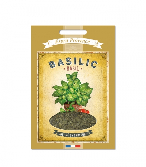 pas Erhverv acceleration Basilic de Provence 20 g Basilikum - Refill. Tørret basilikum fra Provence.  God til f.eks. salat, tomat, paté, lyst kød, fisk, suppe og infusion - te.