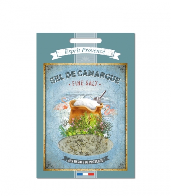 Sel de Camargue aux Herbes de Provence 120 g Fint Havsalt med Provence Krydderurter - Refill