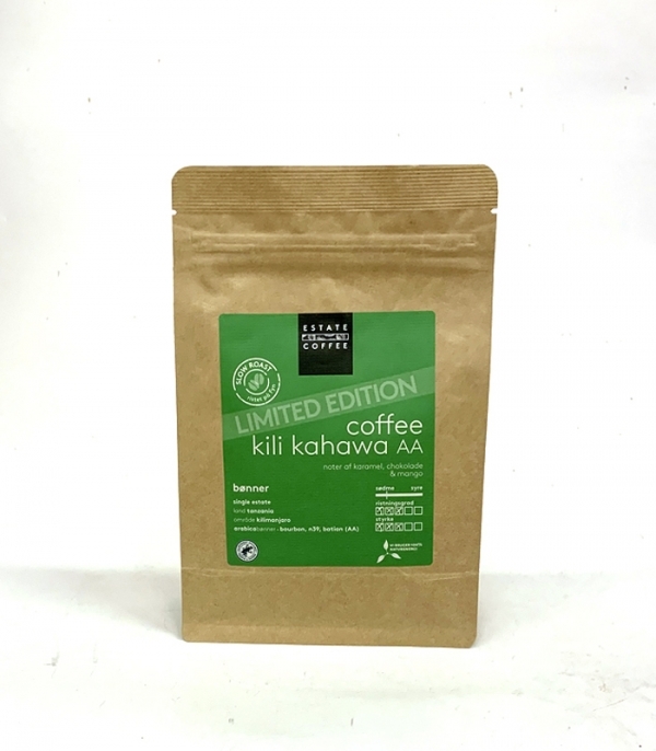 Limited  Edition Coffee Kili Kahawa AA Estate Coffee 200g Hele Bnner