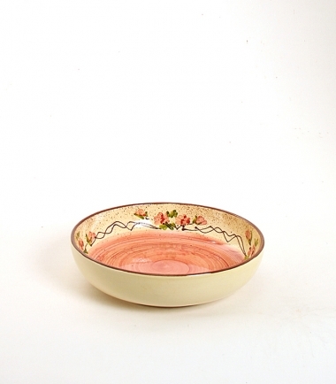 Assiette Ronde Creuse Ny Rose Antique  19 cm Keramik