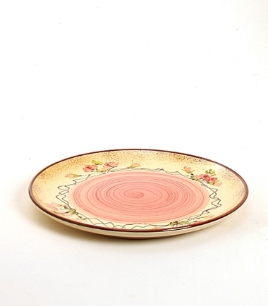 Assiette Ronde Plate Ny Rose Antique Ø 25 cm Keramik