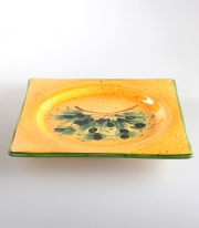 Assiette Carré Gm Ø 26 cm Olive Provence Keramik