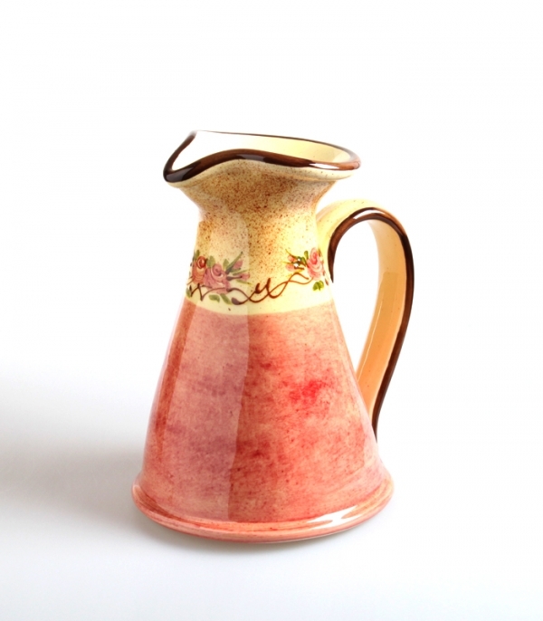 Pichet Droit Rose Pm 1,3 L Kande Provence Keramik