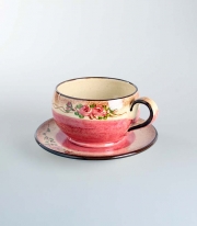 Tasse Dejeuner 0,45 L Rose Antique Provence Keramik