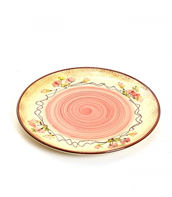 Assiette Ronde Plate Ny Rose Antique Ø 25 cm Keramik