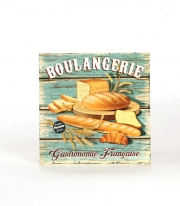 Kort med Kuvert 14x14 cm Le Boulangerie