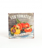 Kort med Kuvert 14x14 cm Les Tomates