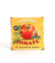 Kort med Kuvert 14x14 cm Sauce Tomate