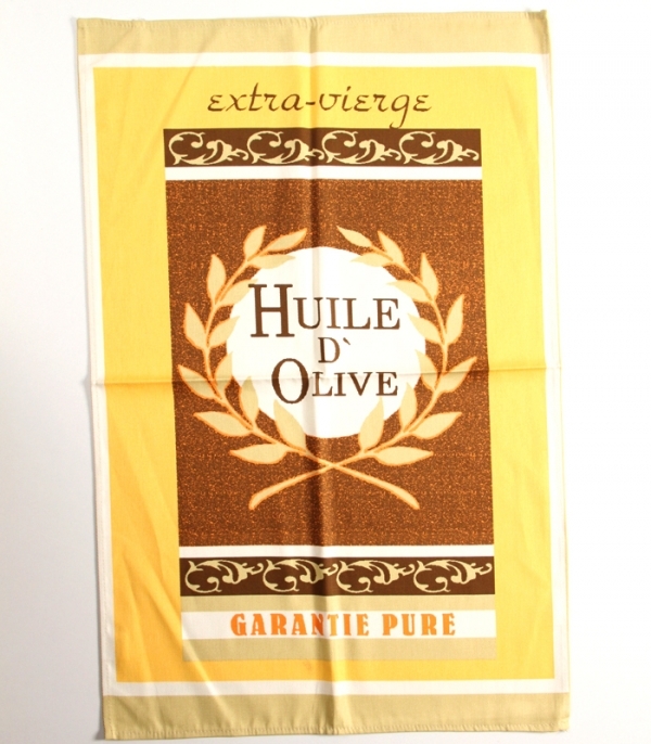 Torchon Huiles D´Olive Pure Garantie Viskestykke 50x75 cm