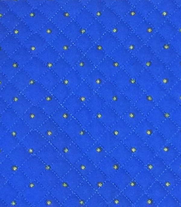 Set de Table Cadre 48x35 cm Calissons Fleurette Bleu-Bleu