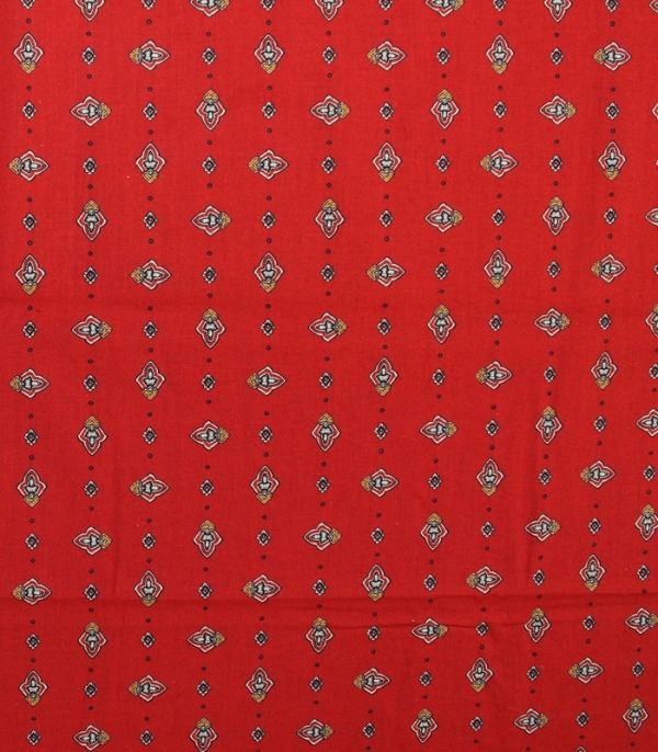 Galon Rouge Cadree Provencedug 160x160 cm Valdrôme