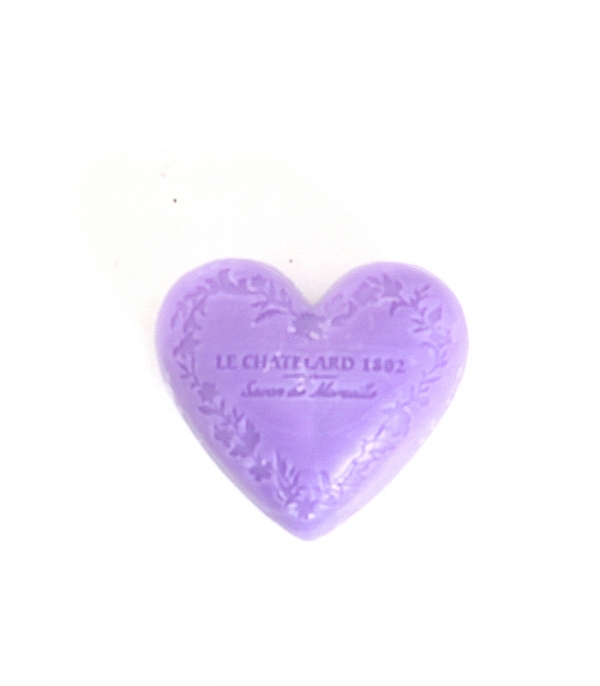 Savon de Marseille Coeur Lavande 100 g Lavendel Hjerte Sæbe Le Chatelard