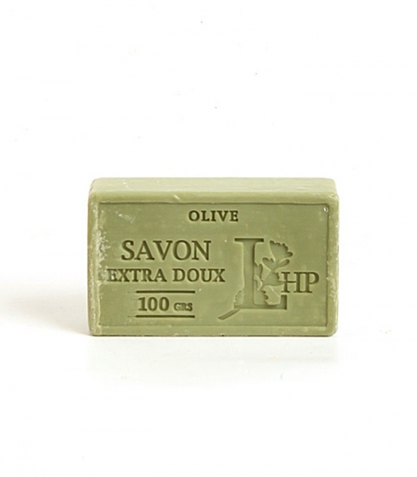 Porte Savon Deko Sæbeskål med 100 g Olivensæbe fra LHP-Provence