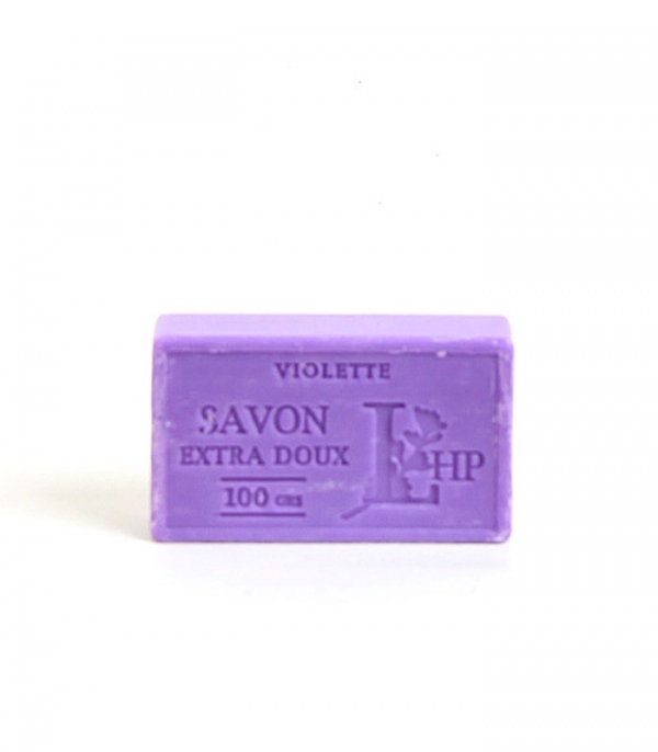 Savon de Marseille Violette 100 g Viol Sæbe fra LHP-Provence