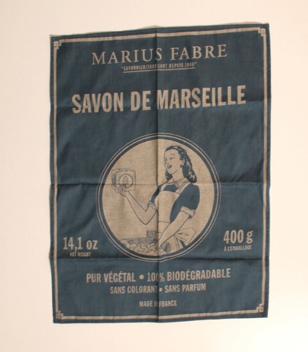 Marius Fabre Torchon 50x70 cm Savon de Marseille Viskestykke